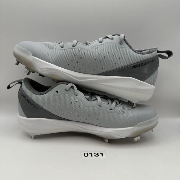 ADIDAS Adizero Instinct Women's 8.5 IF8512 Softball Cleats Gray/Black - Picture 11 of 12